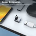 Miniatyrbillede 2 af 10: OTG Adapter USB Type-C GRÅ Grey