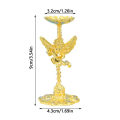 Miniatyrbilde 2 av 9: Angel Display Base Holder Krystall Ball Display Stand GULL Gold