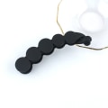 Miniatyrbillede 1 af 10: Sløjfe Ovale Bananclips Matte Hårklemmer SORT STIL 1 STIL 1 Black Style 1-Style 1