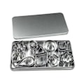 Miniatyrbillede 1 af 8: 30 stykker Mini Cookie Cutter Små Cookie Forme 3D Cutter