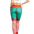 Miniatyrbillede 4 af 10: Christmas Xmas Yoga Bukser Gym Sport Leggings MB B MB