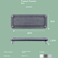 Miniatyrbillede 2 af 10: Håndvaskbakke Badeværelsesvask Organizer MØRKEGRÅ 2 2 dark grey 2-2