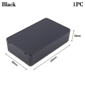 Miniatyrbilde 1 av 10: 1/2 stk Elektronisk prosjektboks Vanntett deksel Prosjekt SVART Black 1pc-1pc