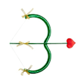 Pikkukuva 2 / 10: Cupid Mini Arrow Set Cupid puku PUNAINEN Red