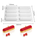 Miniatyrbillede 4 af 10: 3D Stick Halvcylindrisk Lang Strip Form 01 01 01