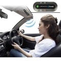 Miniatyrbilde 6 av 10: Håndfri bil Bluetooth Bluetooth-høyttaler SVART black