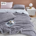 Miniatyrbilde 1 av 10: Kjølende Sommerdyne Kjølende Stoff GRÅ 200X230CM grey 200x230cm