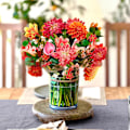 Miniatyrbillede 5 af 10: 3D pop-up buket papirblomster 2 2 2