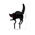 Pikkukuva 4 / 10: 1 kpl / 3 kpl Black Cat Silhouette Stakes Halloween Scare Stakes C 1Pcs