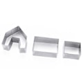 Miniatyrbillede 1 af 10: 9 Stk Jul Cookie Cutter Kiks Cutter Form Sæt Cookie Silver