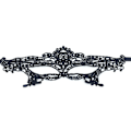 Pikkukuva 4 / 6: Halloween Lace Eye Masks Masquerade Masks WHITE white