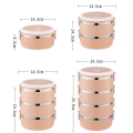 Miniatyrbillede 2 af 10: 1/2/3 Layers Madkasse Bento Box PINK 2 LAG Pink 2 Layers