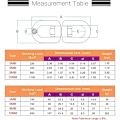 Miniatyrbilde 2 av 7: 4stk Swivel Eye Ring 8-formet Ring Universal Ring
