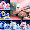 Miniatyrbillede 10 af 10: Blyantspidser To Gear Justerbar PINK RACKET RACKET Pink Rocket-Rocket