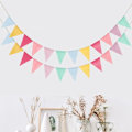 Miniatyrbillede 9 af 10: 5 stk Regnbuevimpel flag banner Triangle