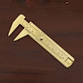 Miniatyrbilde 4 av 10: Vernier Caliper Glidemåler i messing DOBBEL SKALA DOBBEL SKALA Double Scale