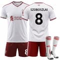 26-27 Liverpool Udebane Børnefodboldtrøje Sæt Nr. 8 Szoboszlai 18