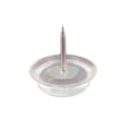 Miniatyrbillede 1 af 10: Møbler Benpuder Fødder Plastpude 6X25MMSTYLE1 STYLE1 6x25mmStyle1