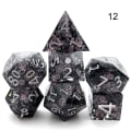 Pikkukuva 1 / 10: 7 kpl/ set nestemäiset noppasarjat set nopat 12 12 12