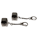 Miniatyrbilde 1 av 10: Keyboard Clicker med LED-lys Tastatur Fidget Toys GRÅ grey
