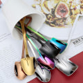 Pikkukuva 4 / 10: 5 kpl Kahvilusikka Lapio Tl MUSTA POINTED POINTED Black Pointed-Pointed