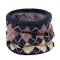 Miniatyrbilde 10 av 10: Strikket Neck Gaiter Neck Warmer VINRØD wine red