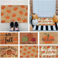 Pikkukuva 5 / 10: Happy Fall Door Mat Tervetuloa kynnysmatto DESIGN 9 DESIGN 9 Design 9