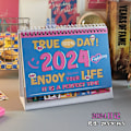 Miniatyrbillede 1 af 10: Desktop Calendar Minimalistisk Kalender STYLE 1 STYLE 1 Style 1