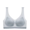 Miniatyrbilde 9 av 10: Ice Silk Lifting Bra Ion Lymfvitet Avgiftning Shaping Beige M