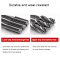 Miniatyrbilde 10 av 10: Tap Drill Bit Shank Tap Drill Bits M8X1.25 RETT RETT M8X1.25straight