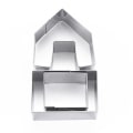 Miniatyrbilde 6 av 10: 9 stk Julekakekutter Kjekskutterformsett Cookie Silver