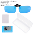 Miniatyrbillede 9 af 10: Clip-on solbriller Polariseret MIRRORED WHITE MIRRORED WHITE Mirrored White
