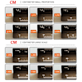 Miniatyrbillede 4 af 10: Skala Lineal Trekantet lineal SORT CM SMALL SCALE CM SMALL SCALE Black CM SMALL SCALE-CM SMALL SCALE