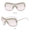 Pikkukuva 9 / 10: Y2k Aurinkolasit Diamond aurinkolasit PINK PINK Pink