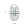 Miniatyrbilde 2 av 10: 7 farger LED Strobelys Flylys INGEN FJERNBAR INGEN FJERNBETJENING No remote