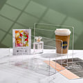 Miniatyrbillede 7 af 10: Opbevaringsstativ Klar akryl Filsortering FEM GRID FEM GRID Five grid