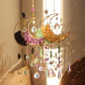 Miniatyrbilde 4 av 9: Crystal Moon Wind Chime GUL yellow