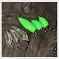 Miniatyrbilde 9 av 10: 10ocs Fluefiske Shot Assistant kunstige fluer lokker 3.2gSinking