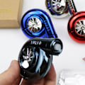 Miniatyrbillede 4 af 8: Bil Luftfrisker Bil Vindmølle Ornament SORT Black
