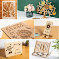 Miniatyrbillede 7 af 9: Basswood Board Træ 6 STK 6 STK 6 pcs