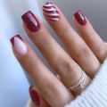Miniatyrbild 1 av 10: Christmas French Fake Nails False Nail 1 1 1