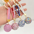 Miniatyrbillede 5 af 9: Krystal Nøglering Nøglering MULTICOLOR multicolor