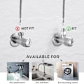 Miniatyrbilde 3 av 6: 4 stk 1/2 til 3/8 vannledningsadapter Vannslangeadapterrør 4 pcs