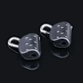 Miniatyrbilde 5 av 10: 20stk Abo Float Connectors Clear Snap SVART SORT Black