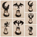 Miniatyrbilde 8 av 10: Lysestake skrivebordsdekorasjon C C C