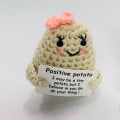Miniatyrbilde 8 av 10: Morsom positiv potetstrikket potetdukke F F F