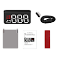 Miniatyrbillede 6 af 10: Bil GPS HUD HUD Projektor Display Digital Speedometer Black