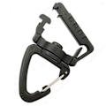 Miniatyrbilde 7 av 10: Triangle Carabiner Spring Quickdraws Clip 2 2 2