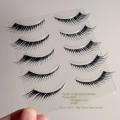 Miniatyrbilde 4 av 5: Cat Eye Lashes Faux Mink Eyelashes Full Strip Vipper