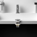 Miniatyrbillede 6 af 10: Vask Afløb Affaldsprop Håndvask Affaldsprop Afløbsrør SØLV NR silver no hole-no hole